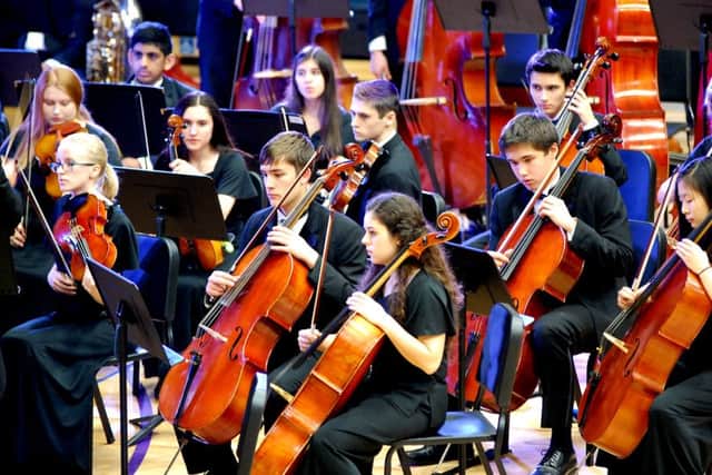 The Bloomfield Hills High School Orchestra and Concert Band. Picture: supplied