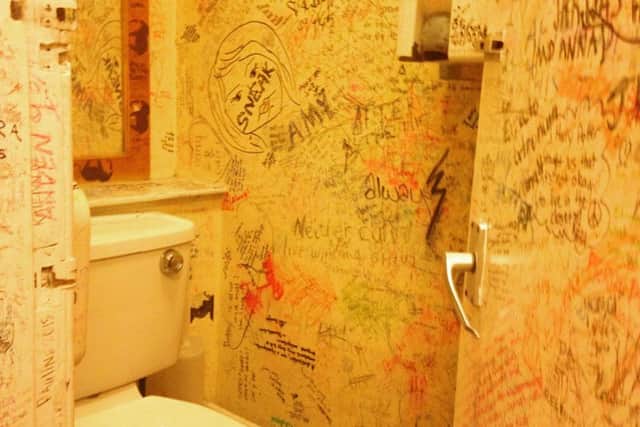 Graffiti in the Elephant House toilets. Picture: Aurora Kemble