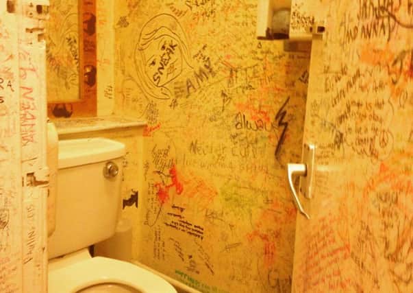 Graffiti in the Elephant House toilets. Picture: Aurora Kemble