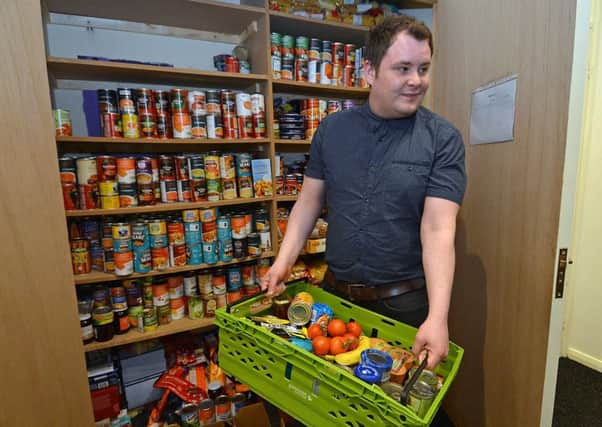 Tony Anderson, food bank coordinator for the Community One-Stop Shop in Broomhouse. Picture: Jon Savage