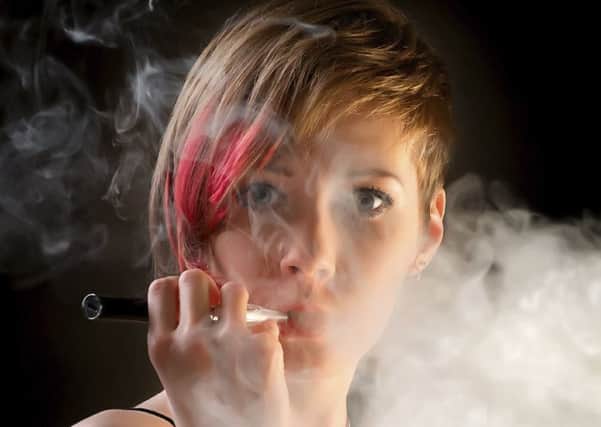 Teenagers were found to be influenced by e-cigarette displays. Picture: Contributed