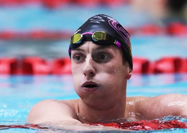 Dan Wallace finished third in the 400m individual medley