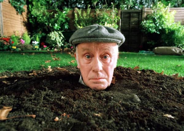 Richard Wilson as Victor Meldrew in the BBC comedy series One Foot In The Grave