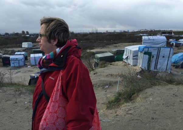 Joanna Cherry in Calais. Picture: supplied