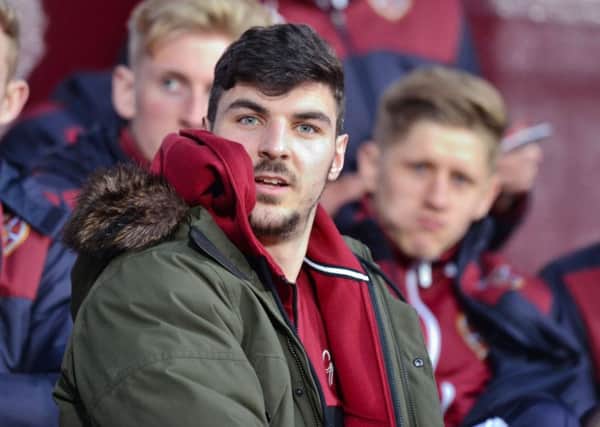 Callum Paterson was glad to put a spell of sitting on the sidelines behind him when he came on as a sub against Inverness last week. Pic: SNS
