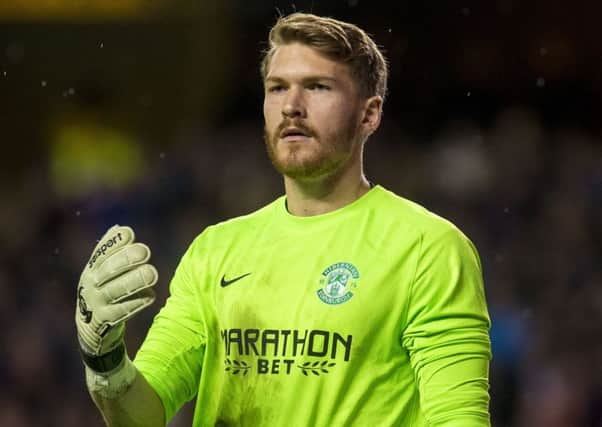 Mark Oxley is set to start for Hibs against Rangers on Wednesday