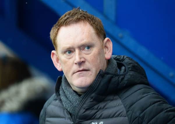 Manager David Hopkin will prepare Livingston for the upcoming relegation play-offs. Pic: SNS