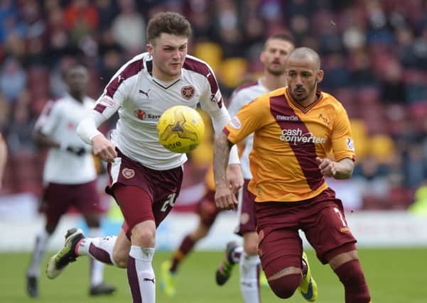 Hearts struggled against Motherwell last Saturday. Pic: SNS