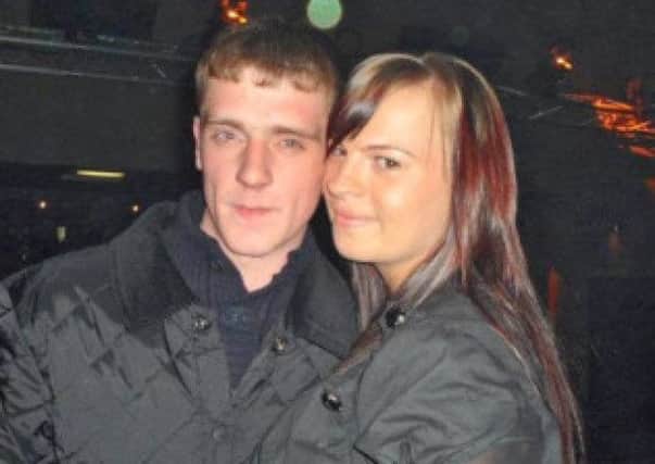 Christina Vibert, pictured with partner Ross Graham who died in the crash. Picture: Contributed