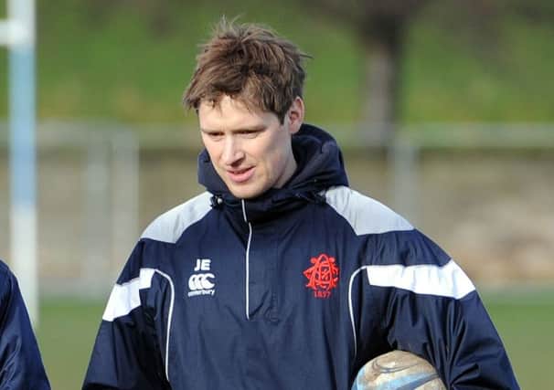 Jonny Else was head coach at Edinburgh Accies and is head of PE at Boroughmuir High School
