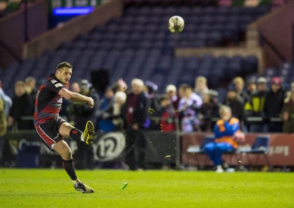 James Tovey scored all but three points for Edinburgh
