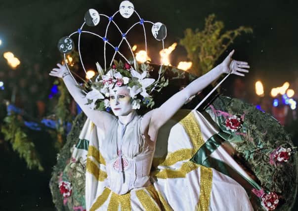 The May Queen is the central character during the Beltane Fire Festival
