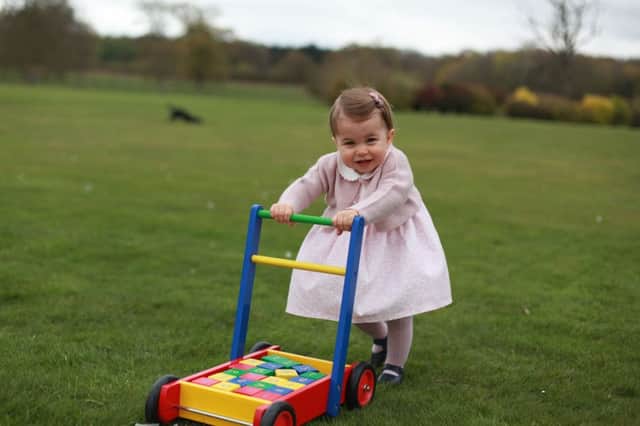Princess Charlotte of Cambridge at Anmer Hall in the village of Anmer in Norfolk. Pictures: Kensington Palace/Duchess of Cambridge.