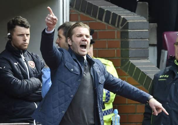 Robbie Neilson shouts.

Picture: Ian Rutherford