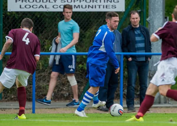 Craig Thomson made the difference for Newtongrange. Pic: Ian Georgeson