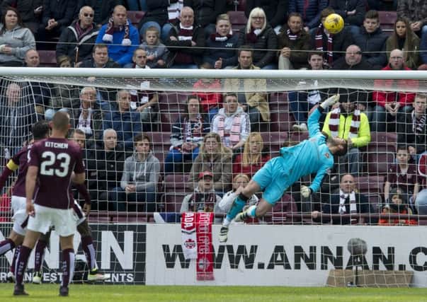 Neil Alexander had to make some good saves against Celtic on Saturday. Pic: Ian Georgeson