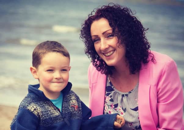 Mairi Holden and son Oscar. Picture: contributed