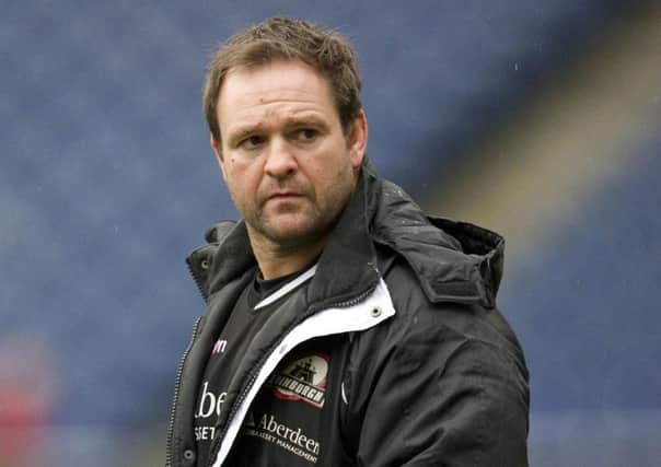 Edinburgh assistant coach Stevie Scott. Pic: SNS