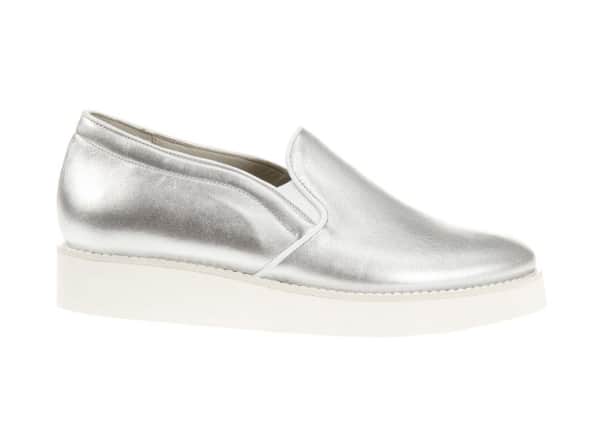 Madeleine silver loafers, available from madeleine.co.uk. Photo: PA Photo/Handout