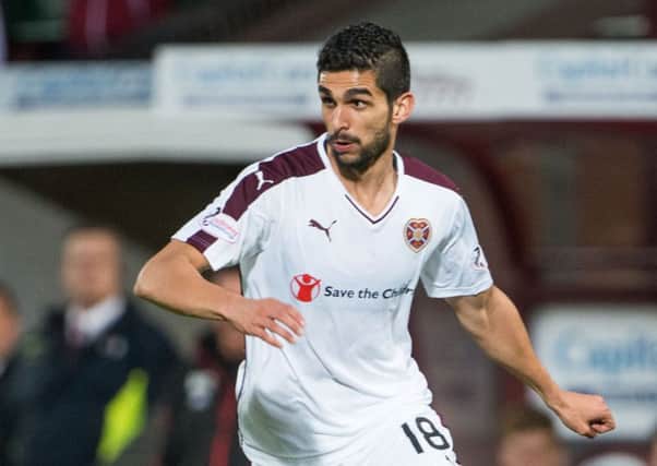 Hearts have shut Rossi down for the rest of the season. Picture: Ian Georgeson