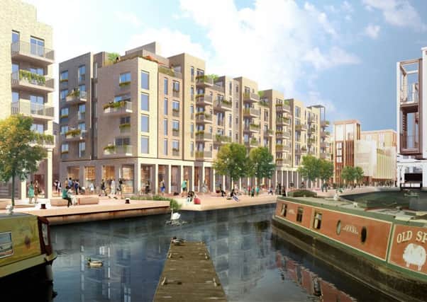 An artist's impression of the plans for more than 400 new homes at India Quay. Picture: contributed