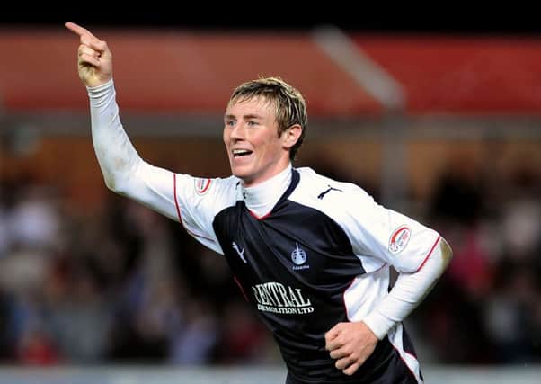 Chris Mitchell, during his days with Falkirk. Picture: Michael Gillen