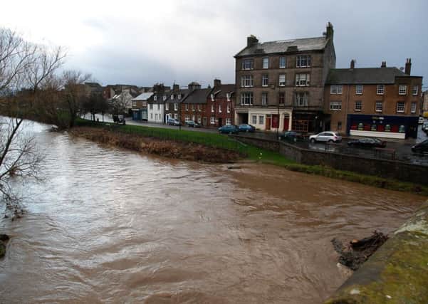 The River Esk at a higher level than usual in Musselburgh in January this year. Picture: Scott Louden