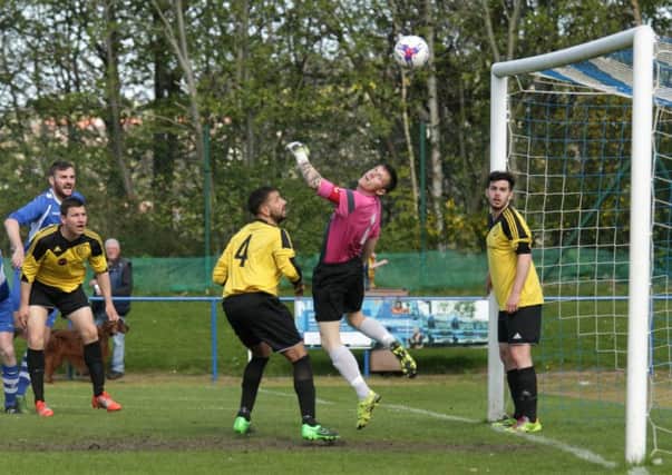Blair Tolmie's equaliser wasn't enough for Newtongrange. Pic: Colin Wright