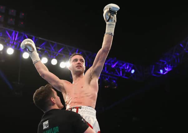 Josh Taylor is due to be on the undercard of Ricky Burns world championship fight