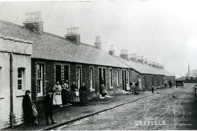 A row of typical miners' homes. Picture: BBC Scotland