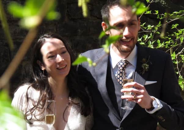 Newlyweds Emily Murray and Sam Rowan's photographer lost all of their photos. Picture: supplied
