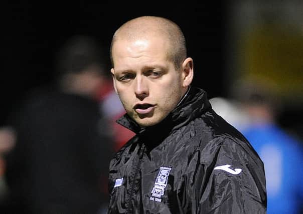 Leith Athletic manager Derek Riddel