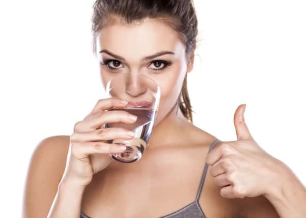 Drinking water is important. Photo: PA Photo/thinkstockphotos