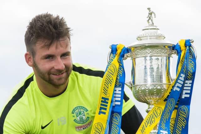 James Keatings takes a peek at the Scottish Cup ahead of Saturdays clash with Rangers. The forward is confident that Hibs can turn the Gers over at Hampden. Pic: SNS