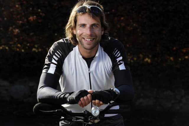 Endurance cyclist Mark Beaumont. Picture: Jane Barlow