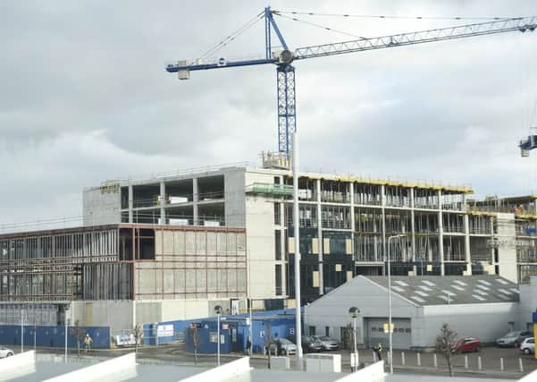The new Boroughmuir High School takes shape. Picture: Greg Macvean