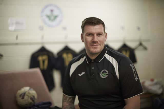 Dalkeith Thistle manager Kevin Haynes