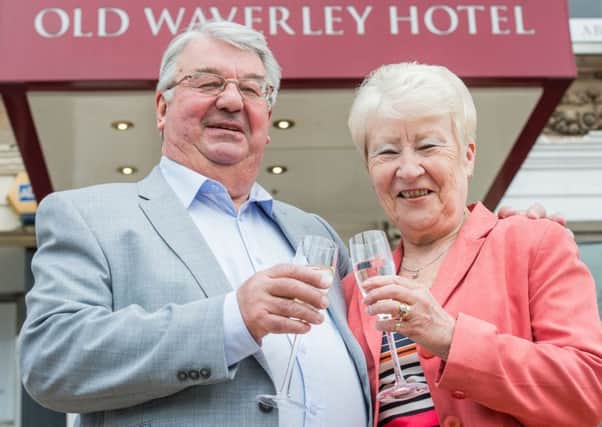 Fraser and Anne Robb are celebrating their 60th wedding anniversary at the same hotel as their honeymoon. Picture: Ian Georgeson