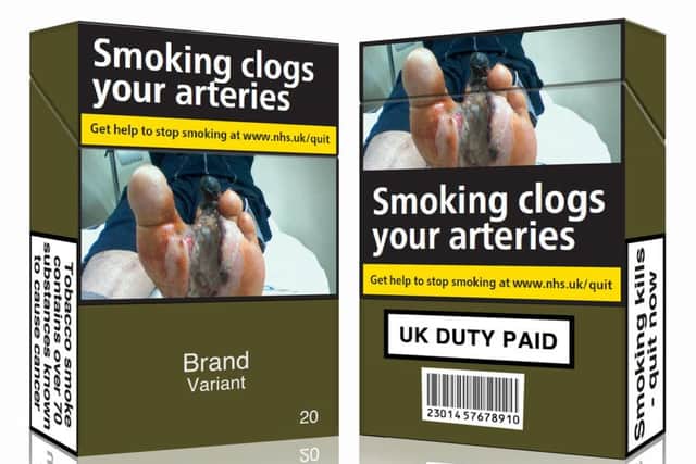 Designs for the new packs. Picture: PA