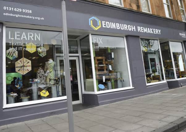 Edinburgh Remakery's premises on Leith Walk. Picture: Greg Macvean