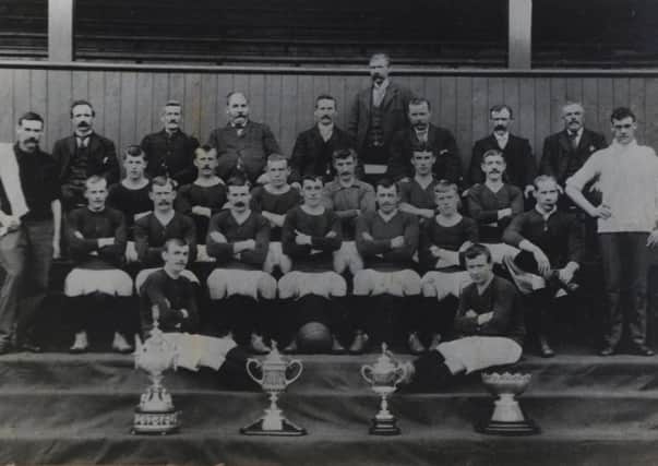 The 1901-02 Hibs team. Picture: supplied