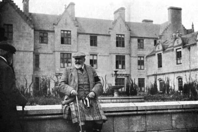 Edward VII, pictured here relaxing at Balmoral, was crowned King in 1902. Picture: Wikipedia