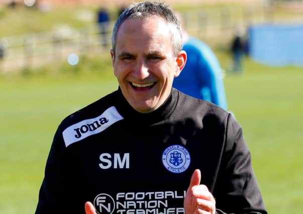 Stevie McLeish took Musselburgh to the Junior Cup Final