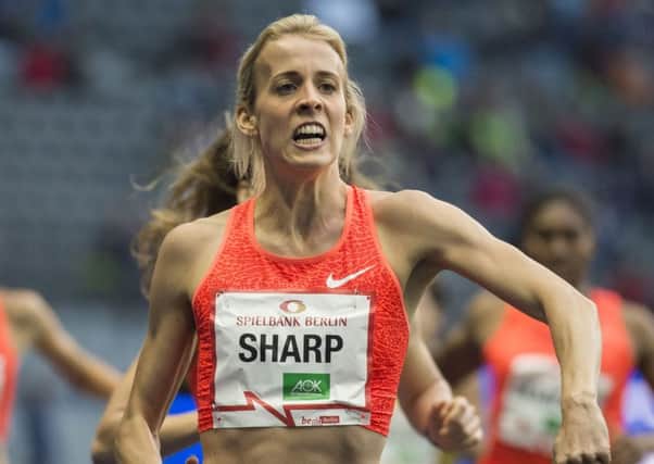 Lynsey Sharp ran under two minutes