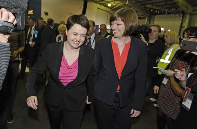 Ruth Davidson with her partner Jen Wilson.


Picture: Neil Hanna