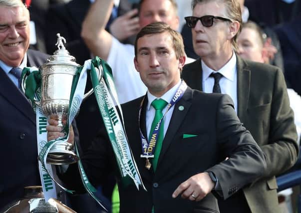 Alan Stubbs will go down in Hibs history for lifting the Scottish Cup