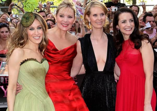 Kim Catrall, second left, is set to appear at the film festival. Picture: Getty
