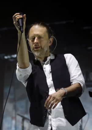 Thom Yorke of Radiohead performs at the Zenith concert hall  in Paris.  Picture: Getty Images