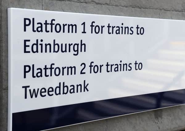 The train was travelling between Edinburgh and Tweedbank