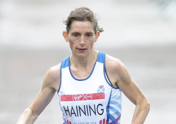 Scottish veteran Hayley Haining, who finished 12th at the 2014 Commonwealth Games at the age of 42, returns to the marathon following a two-year break